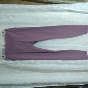 RBX women's leggings size L mauve, pink dusty rose color Pre-owned.  EUC !